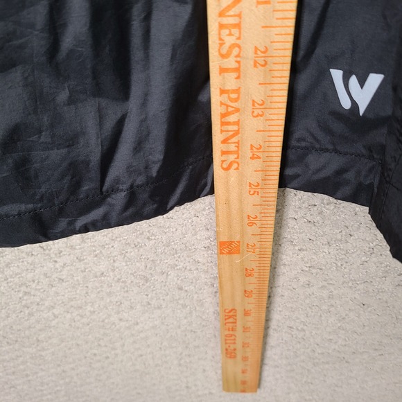 White Sierra Jacket Womens S Black Packable Rain Hooded Lightweight Full Zip - Picture 10 of 11